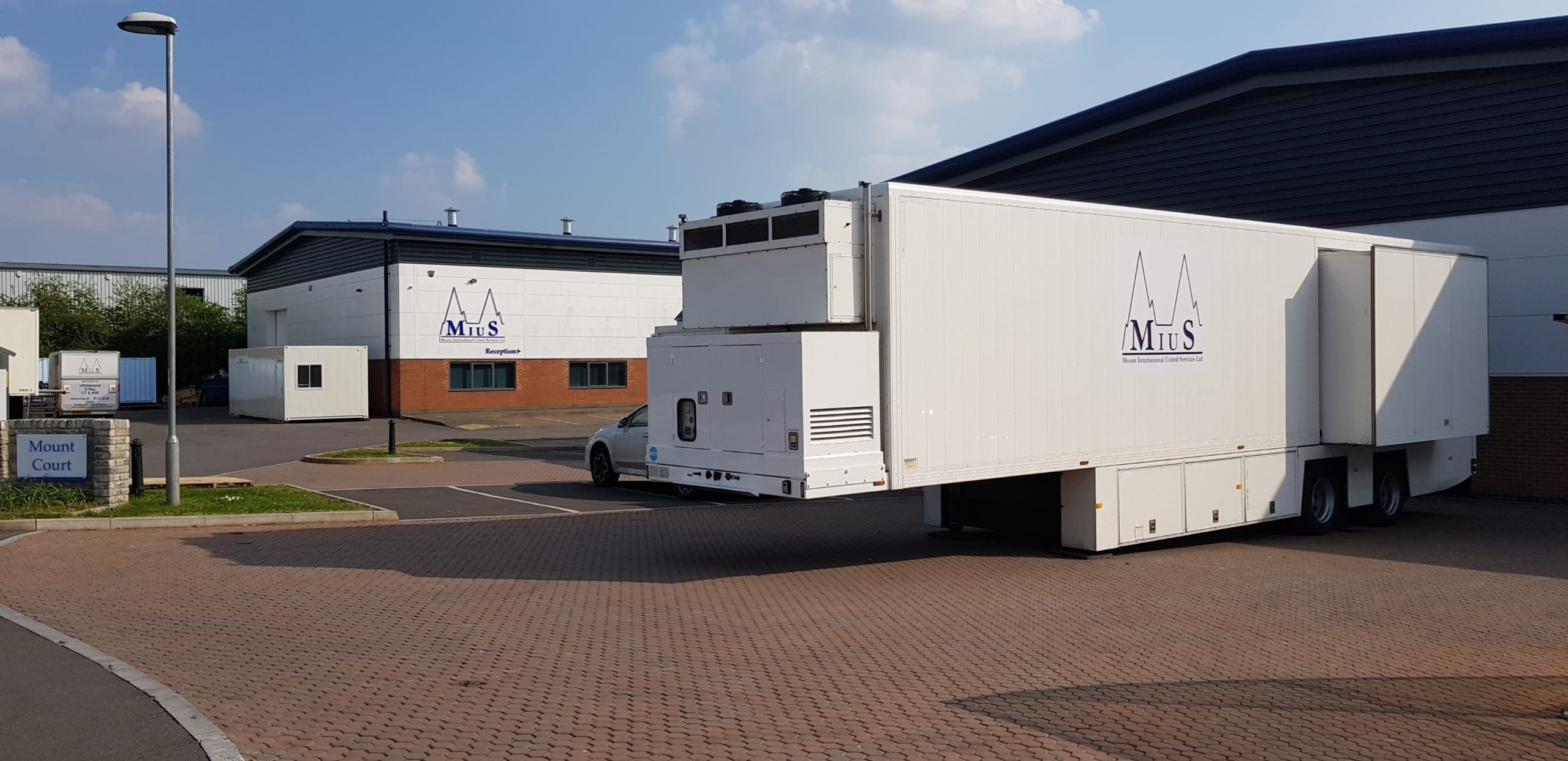 an image of our ct trailer before it leaves for its journey