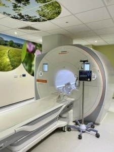 Patient monitor working with MRI in a hospital